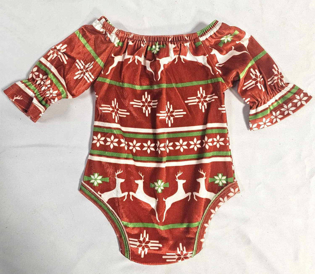 MK150 Christmas Print Velvet Onesie