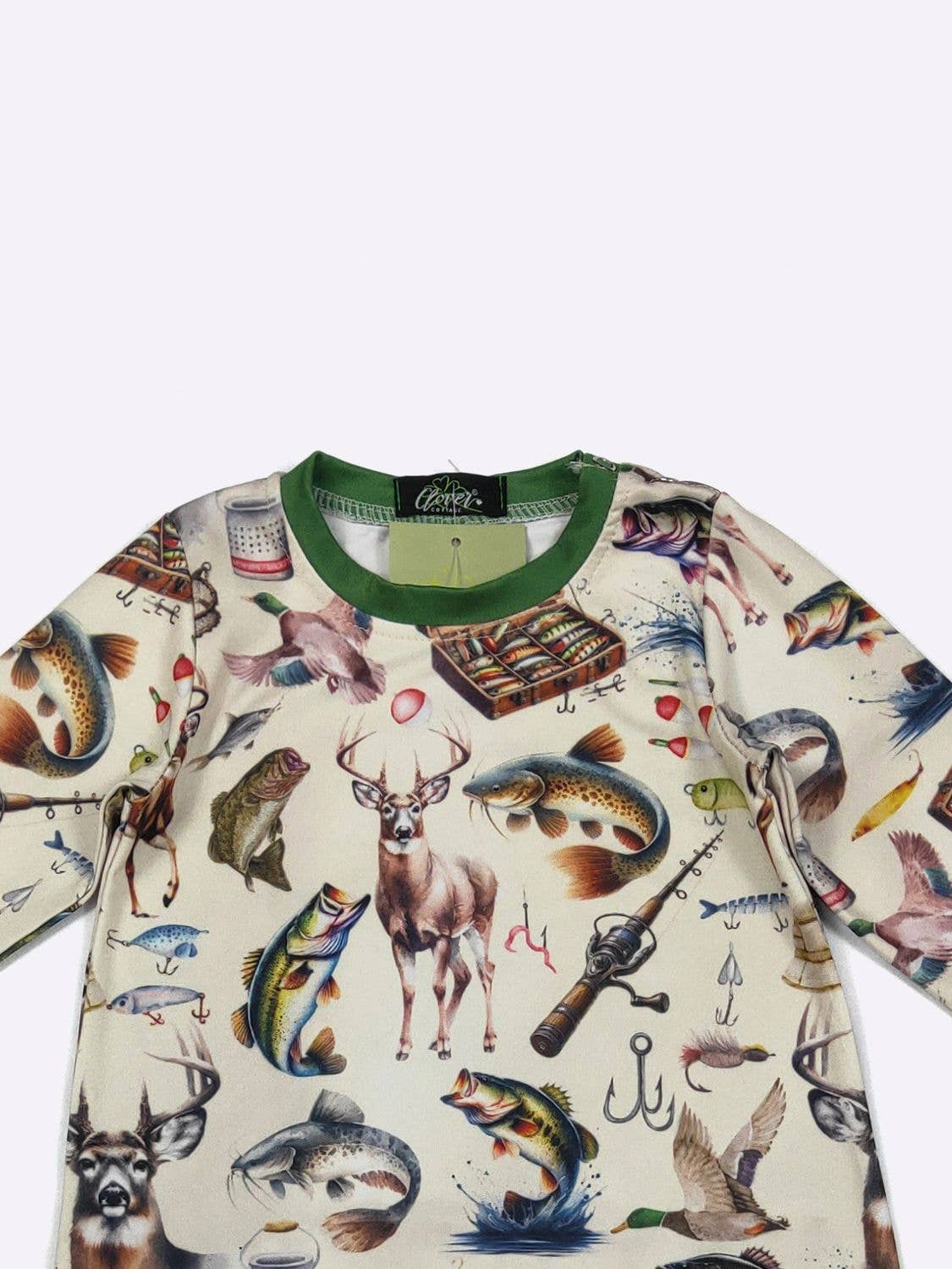 Hunt Fish Boy Romper