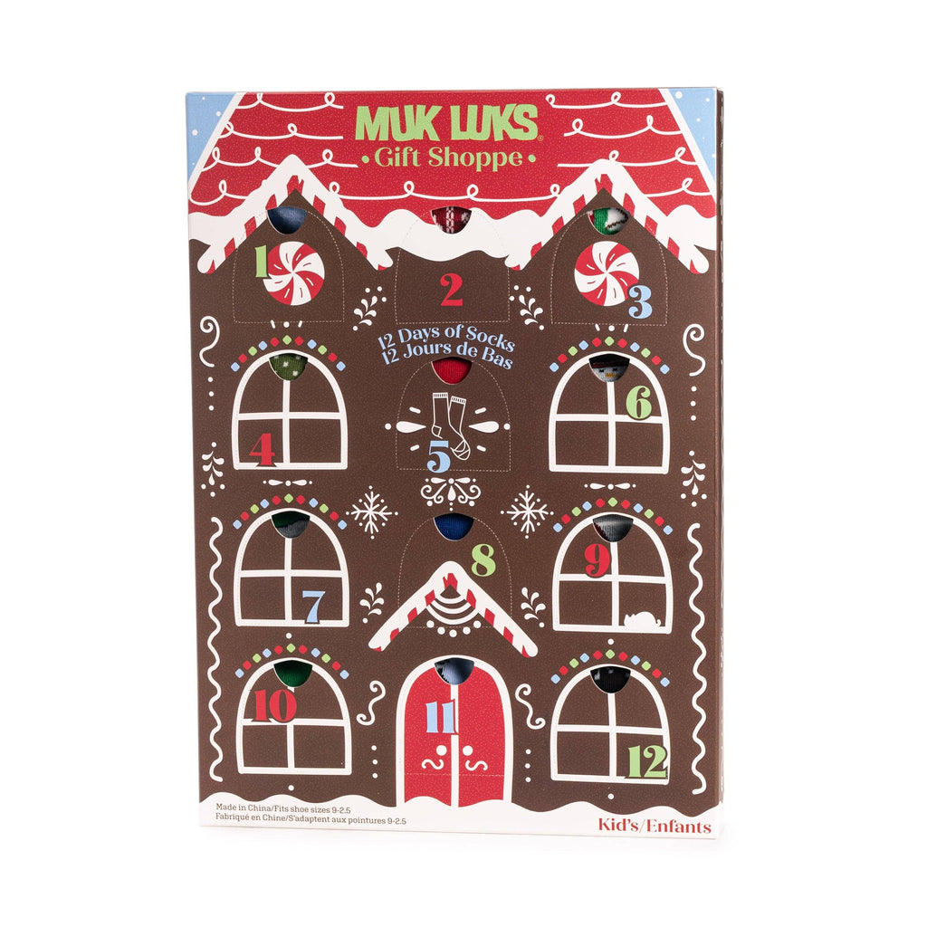 MUK LUKS Kids 12 Days of Christmas Socks