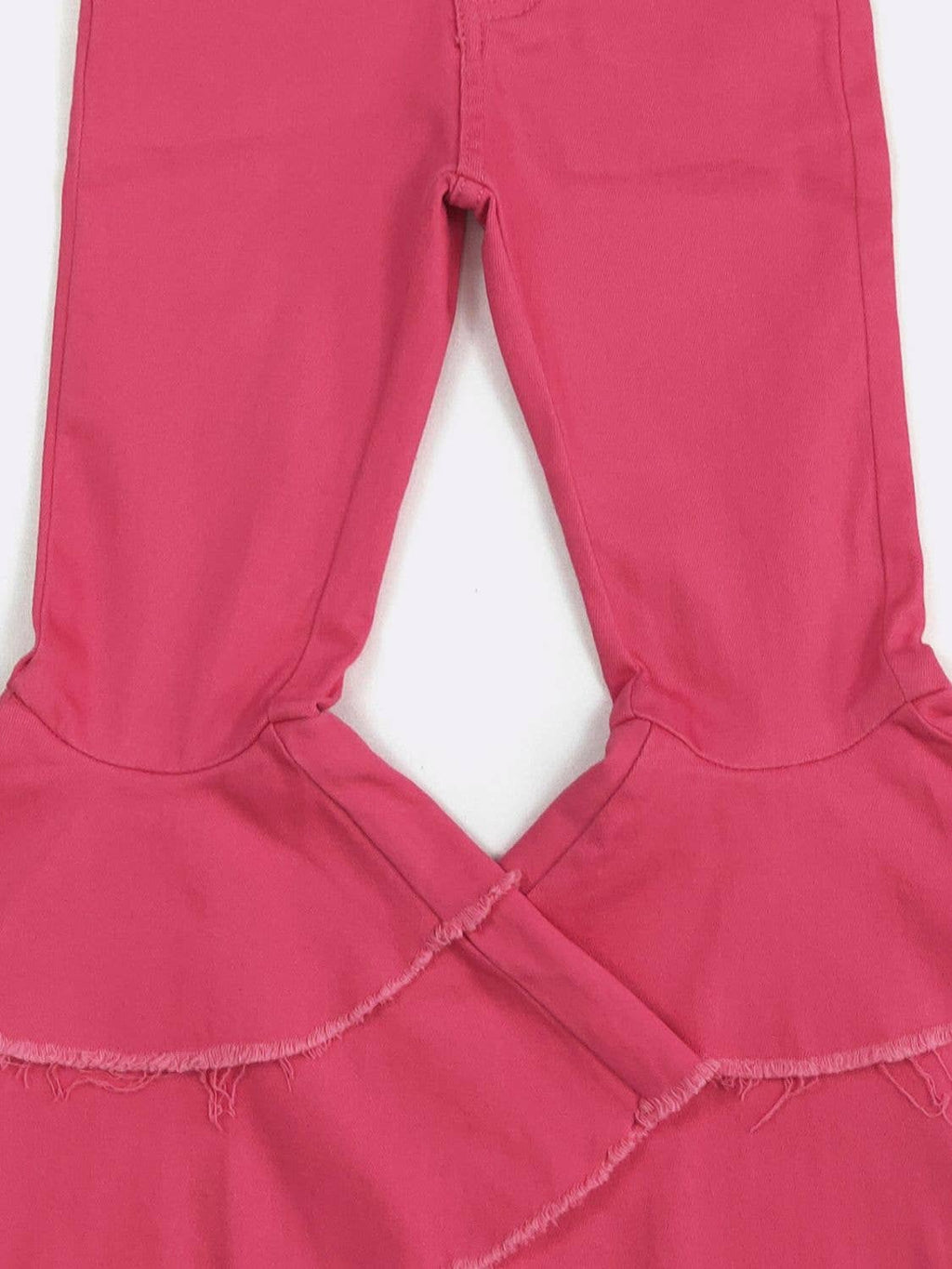 Hot Pink Denim Flares