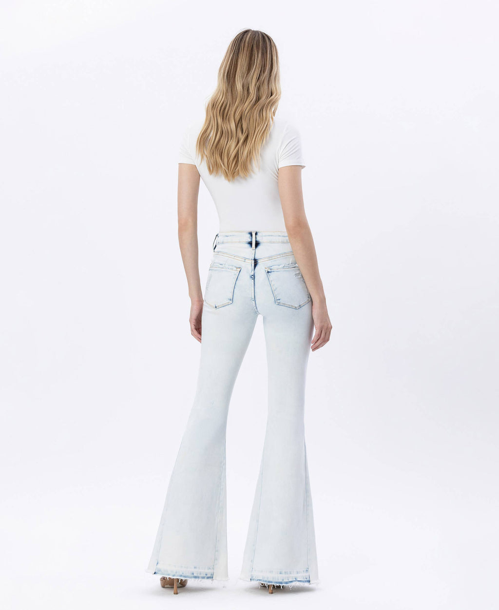 HIGH RISE SUPER FLARE JEANS F4743