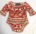 MK150 Christmas Print Velvet Onesie