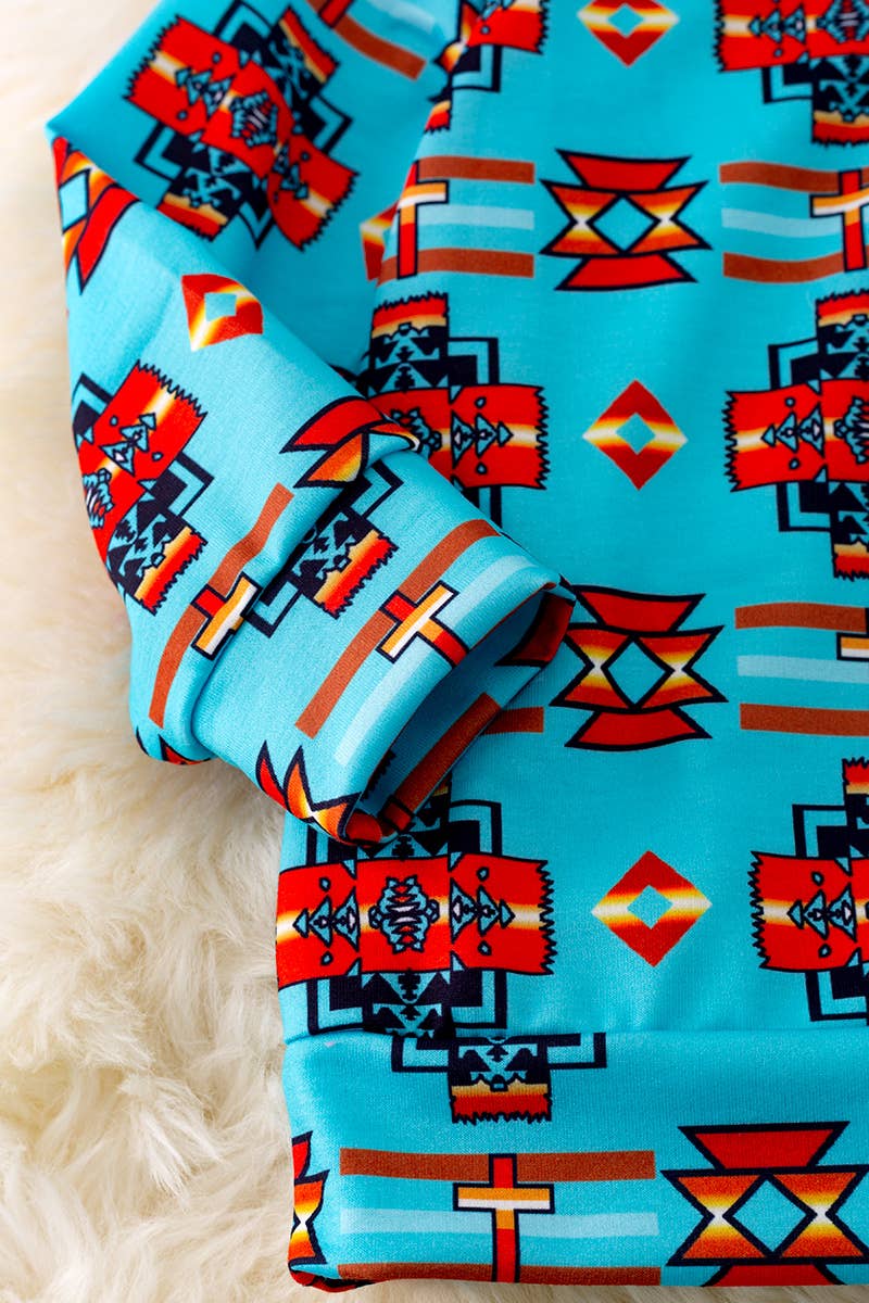 BOYS AZTEC PULLOVER SWEATSHIRT. TPB40218 SOL