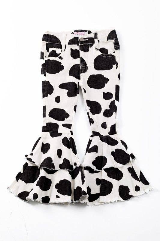 Cow Denim Flares