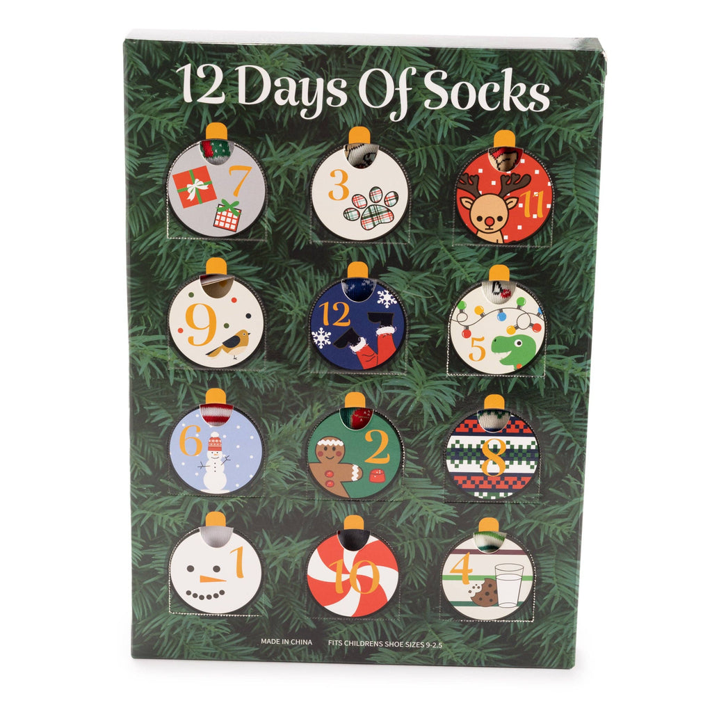 MUK LUKS Kids 12 Days of Christmas Socks